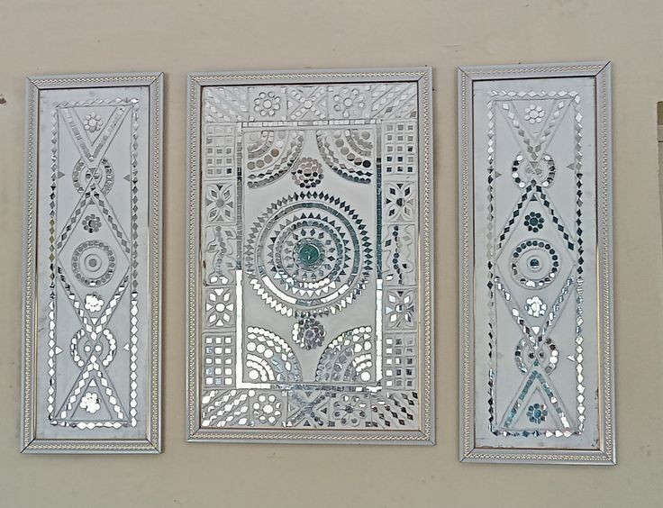 تابلو آینه کاری شده لیپان آرت طرح سنتی کار دست کد ۱۶۲۲