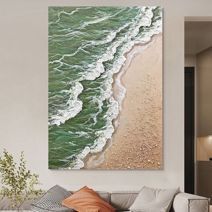 تابلو دکوراتیو تمام برجسته دریا