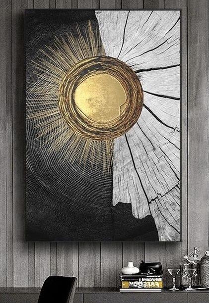 تابلو دکوراتیو نقش برجسته خورشید کار دست ۱۲۰*۸۰ کد ۱۴۱