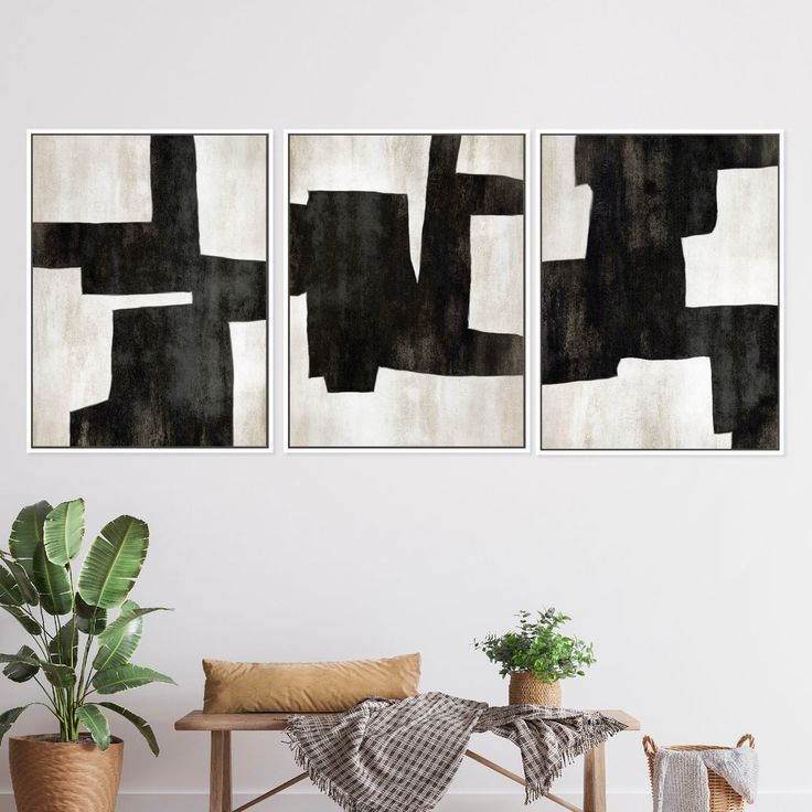 تابلو دکوراتیو سه تیکه مدرن