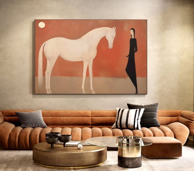 تابلو رنگ روغن مدرن کار دست ۱۲۰*۸۰ کد ۰۶۱