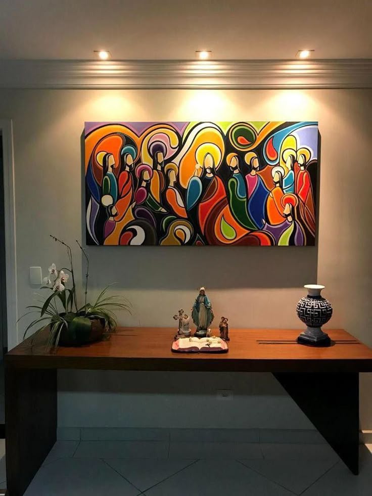 تابلو رنگ روغن حواریون هنر دست ۱۴۰*۷۰ کد ۱۴۲