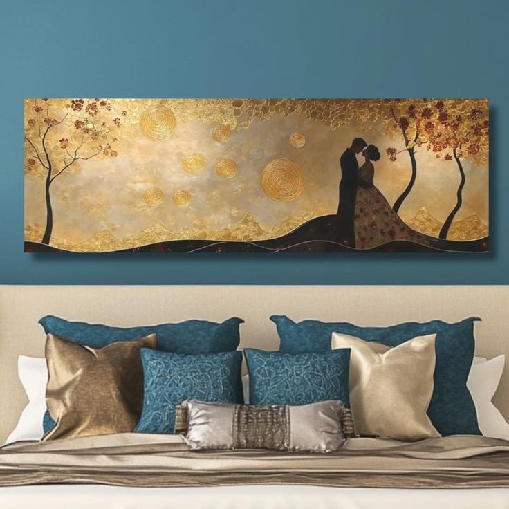 تابلو دکوراتیو نقش برجسته عروس پاییز ۱۵۰*۶۰ کد ۴۳۴