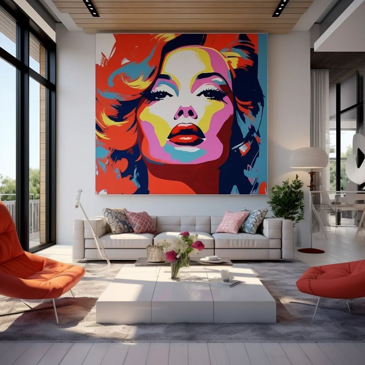 تابلو نقاشی رنگ روغن هنر دست ۱۰۰*۱۰۰ کد ۲۴۵۵