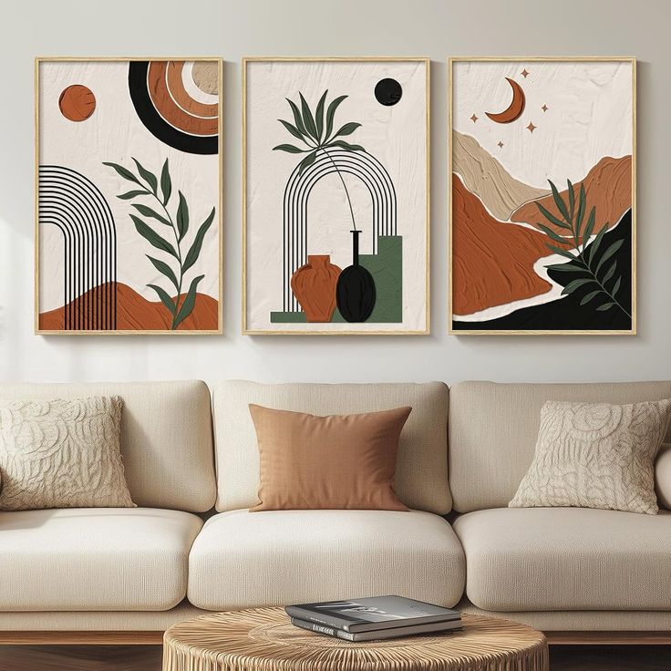 تابلو مینیمال رنگ روغن هنر دست ۱۵۰*۷۰ کد ۴۳۲۲