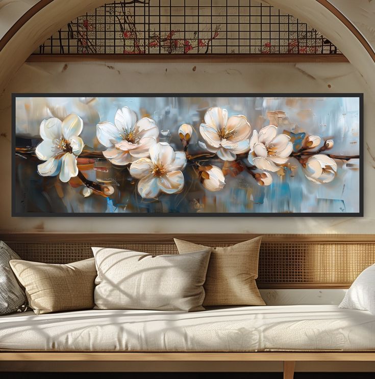 تابلو نقاشی رنگ روغن نوروز هنر دست ۲*۵۰ کد ۴۳۲۳