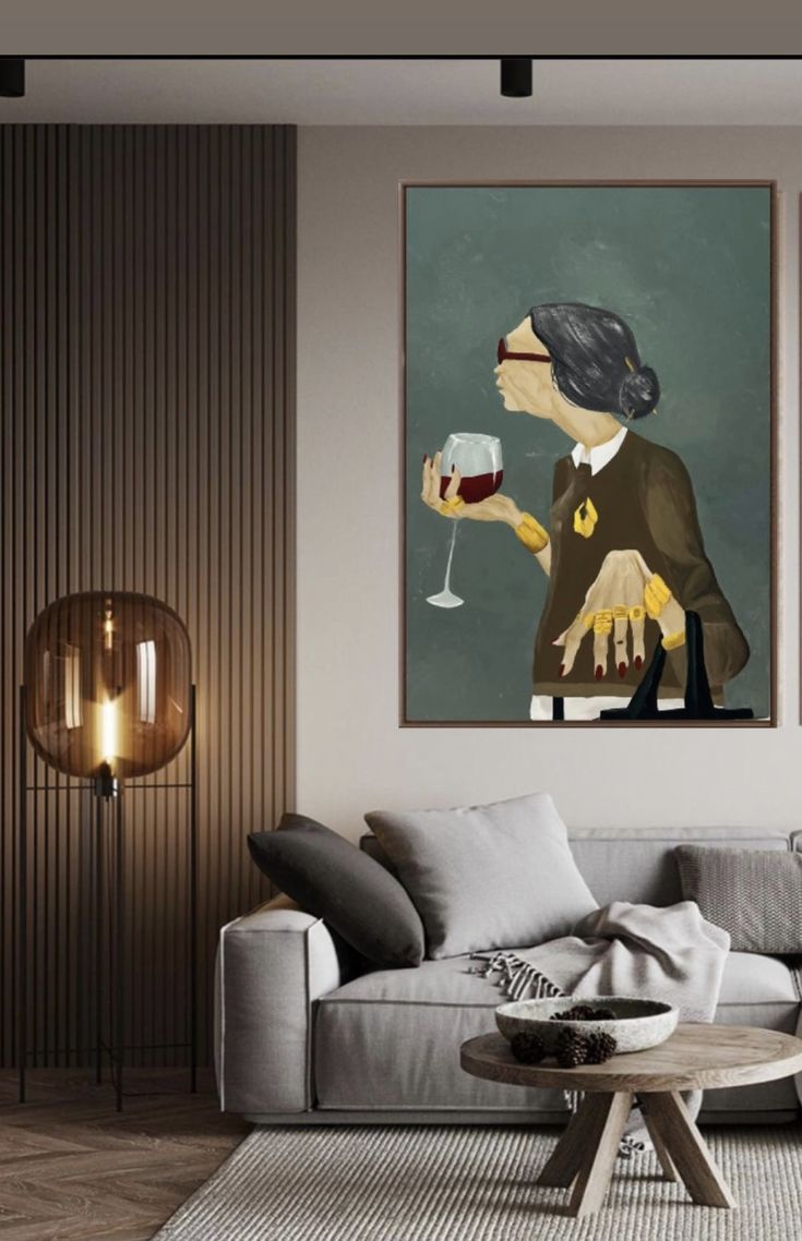 تابلو نقاشی رنگ روغن ( grandma ) ۱۰۰*۷۰ کد ۹۰۳۳